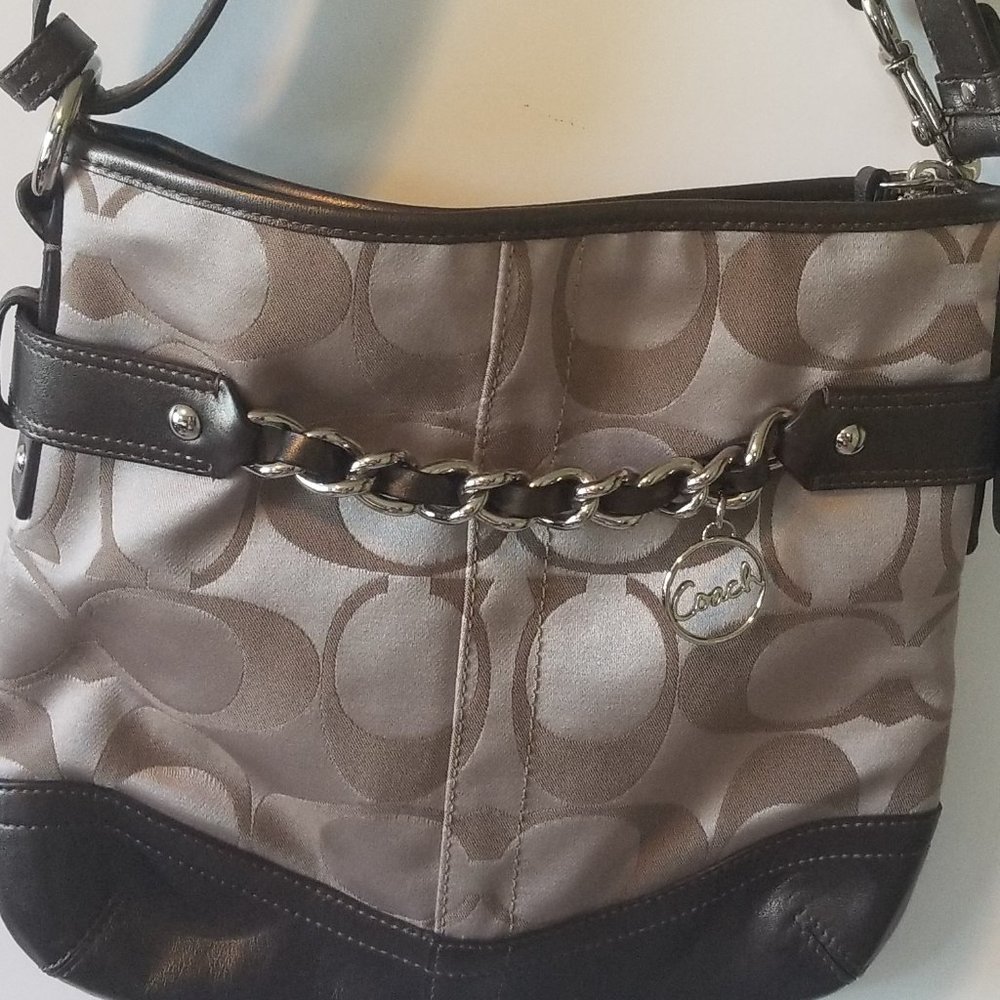 Coach Signature Optic Convertible Cross Body